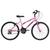 Bicicleta Aro 24 Ultra Bikes Feminina Freios V Brake Rosa bebe