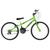 Bicicleta Aro 24 Ultra Bikes Rebaixada 18 Marchas Freios V Brake Verde kw