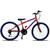 Bicicleta Aro 24 Urbana Forss Spike 18 Marchas Preta Vermelho