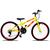 Bicicleta Aro 24 Urbana Forss Spike 18 Marchas Preta Amarelo