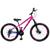 Bicicleta Aro 26 Alumínio Kls FREE RIDE LADERA Freio Disco 21V Câmbios Shimano Bicolor Rosa chiclete, Azul lb