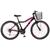 Bicicleta Aro 26 Alumínio Kls Sport Gold Freio V-Brake Mtb 21 Marchas Feminina Preto, Pink