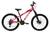 Bicicleta Aro 26 Bike Vikingx  Freeride Tuff 25 Freios A Disco Rosa, Verde