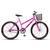 Bicicleta Aro 26 Kls Free Gold Freio V-Brake Mtb Feminina Rosa chiclete, Preto