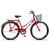 Bicicleta Aro 26 Kls Lady Mary Verão Freio V-Brake Vermelho, Branco