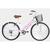 Bicicleta Aro 26 Kls Retro Sport Freio V-Brake 6 Marchas Branco, Pink