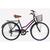 Bicicleta Aro 26 Kls Retro Sport Freio V-Brake 6 Marchas Preto, Pink