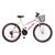 Bicicleta Aro 26 Kls Sport Gold Freio V-Brake Mtb 21 Marchas Feminina Branco, Pink