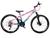 Bicicleta Aro 26 KOG 18v Disco Freeride Full X25 Tipo Viking Rosa, Azul