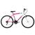 Bicicleta Aro 26 Masculina Ultra Bikes Bicolor Freio V Brake Rosa, Branco