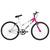 Bicicleta Aro 26 Ultra Bikes Bicolor Feminina sem Marcha Branco, Rosa