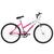 Bicicleta Aro 26 Ultra Bikes Bicolor Feminina sem Marcha Rosa