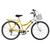 Bicicleta Aro 26 Ultra Bikes New Summer Bicolor 6 Marchas Amarelo, Branco