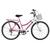 Bicicleta Aro 26 Ultra Bikes New Summer Bicolor 6 Marchas Rosa, Branco