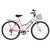 Bicicleta Aro 26 Ultra Bikes New Summer Bicolor 6 Marchas Rosa bebe, Branco