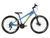 Bicicleta Aro 26 Viking Tuff X 25 Freeride Freio a Disco 21 Marchas Grupo Shimano Tourney Suspensão Dianteira Azul, Laranja