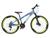 Bicicleta Aro 26 Viking TuffX25 Freeride Freio a Disco 21V Azul, Amarelo