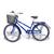 Bicicleta Aro 26 Wendy Modelo Poti  Com Cesta Cores Azul