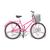 Bicicleta Aro 26 Wendy Modelo Poti  Com Cesta Cores Rosa