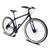 Bicicleta Aro 29 Aço Carbono 21 Velocidades Freio a Disco Preto, Prata