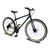 Bicicleta Aro 29 Aço Carbono 21 Velocidades Freio a Disco Preto, Verde
