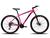 Bicicleta Aro 29 Adulta KOG 21 Velocidades 3x7 Marcha Freio a Disco e Suspensão Dianteira de 80mm Rosa, Preto