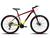 Bicicleta Aro 29 Adulta KOG 21 Velocidades 3x7 Marcha Freio a Disco e Suspensão Dianteira de 80mm Vermelho, Amarelo degradê