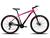Bicicleta Aro 29 Adulta KOG 21 Velocidades 3x7 Marcha Freio a Disco e Suspensão Dianteira de 80mm Rosa, Preto degradê