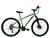 Bicicleta Aro 29 Altis MTB 21 Marchas Suspensão e Freio a Disco Prata - Xnova Verde