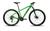 Bicicleta aro 29 alumínio alfameq atx câmbio shimano freio a disco 21 marchas Verde com preto