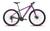 Bicicleta aro 29 alumínio alfameq atx câmbio shimano freio a disco 21 marchas Preto com rosa