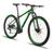 Bicicleta aro 29 aluminio alfameq atx freio a disco 24 marchas Preto com verde
