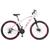 Bicicleta Aro 29 Alumínio KLS King Ezfire Câmbios Shimano Freio Disco Mtb 21 Marchas Branco, Pink