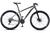 Bicicleta aro 29 Alumínio KRW Shimano 24 Velocidades Marchas Freio Disco Suspensão dianteira KRW11 Grafite, Preto fosco