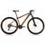Bicicleta Aro 29 Alumínio Ksvj Shimano Tz 24 vel Freios a Disco Preto, Laranja