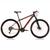 Bicicleta Aro 29 Alumínio Ksvj Shimano Tz 24 vel Freios a Disco Preto, Vermelho