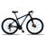 Bicicleta aro 29 dropp alumínio freios disco 21 marchas Preto, Azul