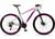 Bicicleta Aro 29 Dropp Aluminum 24 Vel Câmbio Traseiro Shimano Freio a Disco Bike MTB Alumínio Branco, Rosa