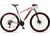 Bicicleta Aro 29 Dropp Aluminum 24 Vel Câmbio Traseiro Shimano Freio a Disco Bike MTB Alumínio Branco, Vermelho