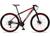 Bicicleta Aro 29 Dropp Aluminum 24 Vel Câmbio Traseiro Shimano Freio a Disco Bike MTB Alumínio Preto, Vermelho
