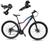 Bicicleta Aro 29 Feminino Ksw Mwza Cambios Diant/Traseiro Shimano 21v Indexado Freio a Disco c/ Suspensao  Pink, Preto, Azul