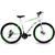 Bicicleta Aro 29 Freio a Disco 21 Velocidades Marchas Velox Urbana Branco, Verde