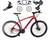Bicicleta Aro 29 GTI Roma 21v Câmbios Shimano Freio a Disco Hidráulico Alumínio Garfo Com Suspensão - Vermelho - Tam. 17 Vermelho