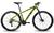 Bicicleta aro 29 gts feel rdx freio hidráulico 27 marchas Verde com preto