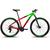 Bicicleta Aro 29 GTS Full 21 Marchas Câmbios Shimano Verde, Vermelho