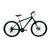 Bicicleta Aro 29 Kls Sport Gold Ezfire Câmbios Shimano Freio Disco Mtb Com Suspensão 21 Marchas Preto, Verde