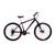 Bicicleta Aro 29 Kls Sport Gold Ezfire Câmbios Shimano Freio Disco Mtb Com Suspensão 21 Marchas Preto, Pink