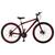 Bicicleta Aro 29 Kls Sport Gold Freio Disco Mtb 21 Marchas Preto, Vermelho