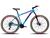 Bicicleta Aro 29 KOG Alumínio 21 Velocidades 3x7 Marcha Freio a Disco Suspensão Mecânica 80mm de Curso Azul, Rosa