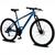 Bicicleta aro 29 KRW Alumínio 21 Velocidades Freio a Disco Suspensão dianteira Mountain Bike KR14 Azul, Preto